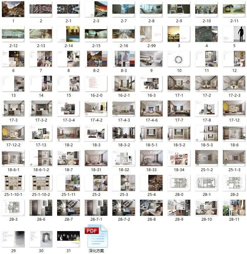 轻奢禅意1000㎡平复式别墅丨CAD施工图+全景·效果图+概念方案+物料书丨1.5G