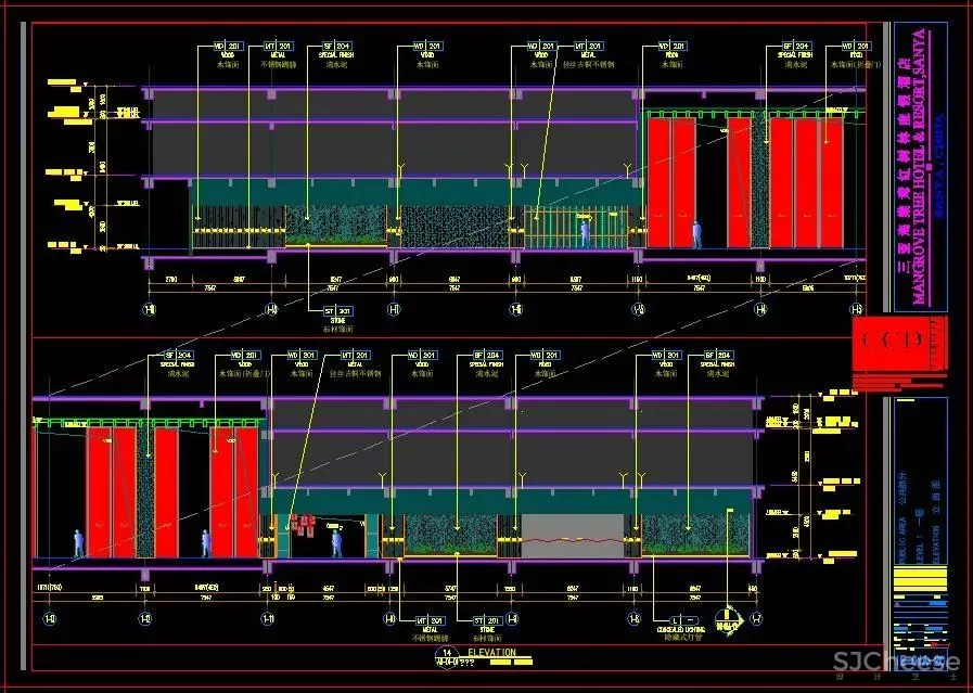 CCD作品-七星级酒店丨三亚海棠湾红树林度假酒店(内附全套设计资料)
