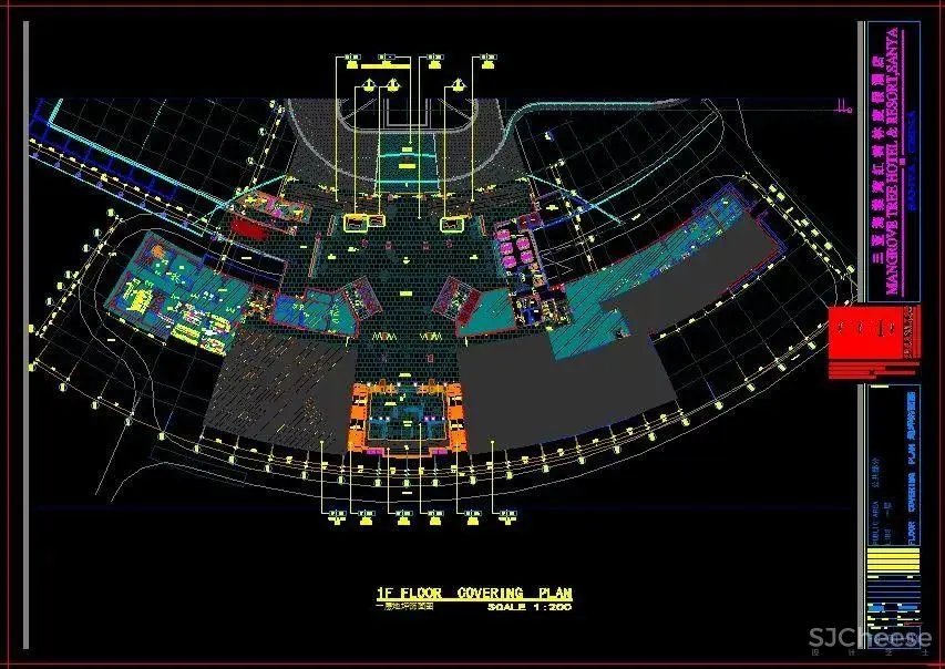 CCD作品-七星级酒店丨三亚海棠湾红树林度假酒店(内附全套设计资料)