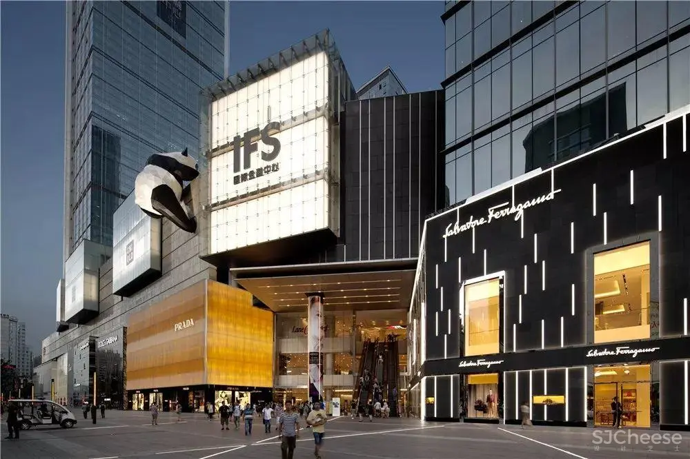 【贝诺BENOY】成都IFS – 国际金融购物中心丨CAD竣工图+实景图丨3.1G
