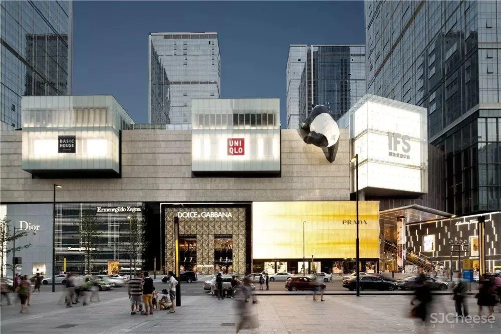 【贝诺BENOY】成都IFS – 国际金融购物中心丨CAD竣工图+实景图丨3.1G