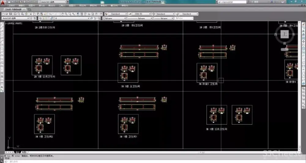 卫生间浴室丨全套收口工艺节点-CAD图库丨DWG+WORD丨21.4M