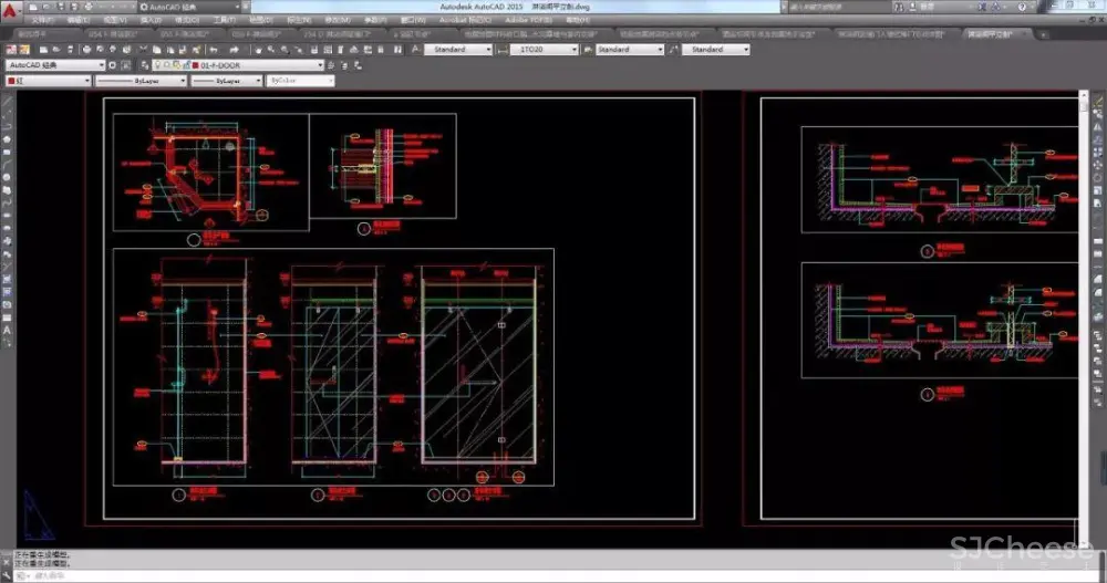 卫生间浴室丨全套收口工艺节点-CAD图库丨DWG+WORD丨21.4M