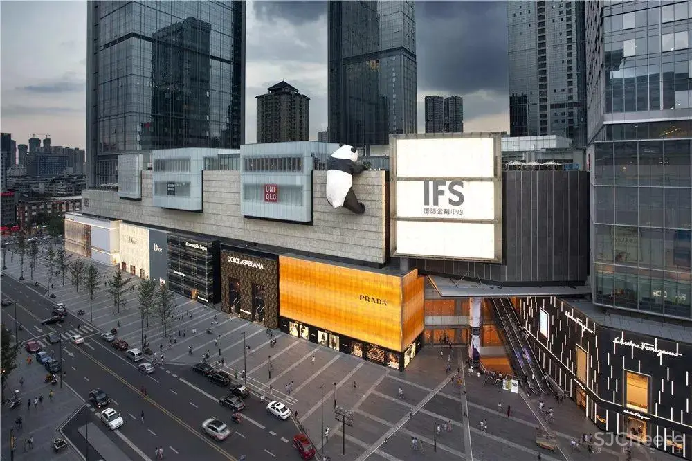 【贝诺BENOY】成都IFS – 国际金融购物中心丨CAD竣工图+实景图丨3.1G