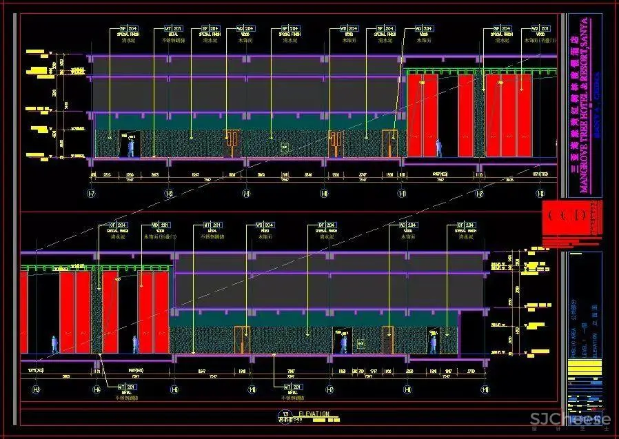 CCD作品-七星级酒店丨三亚海棠湾红树林度假酒店(内附全套设计资料)
