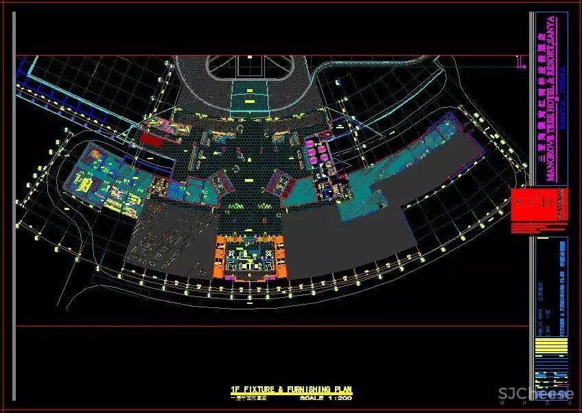 CCD作品-七星级酒店丨三亚海棠湾红树林度假酒店(内附全套设计资料)