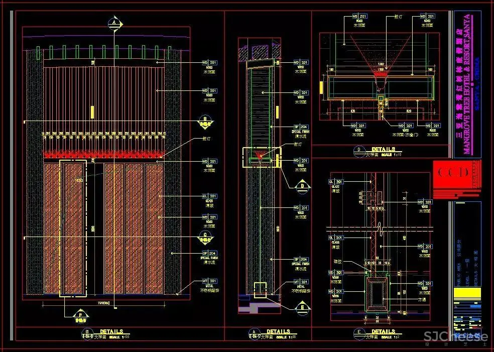 CCD作品-七星级酒店丨三亚海棠湾红树林度假酒店(内附全套设计资料)
