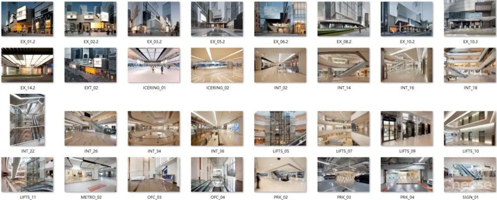 【贝诺BENOY】成都IFS – 国际金融购物中心丨CAD竣工图+实景图丨3.1G