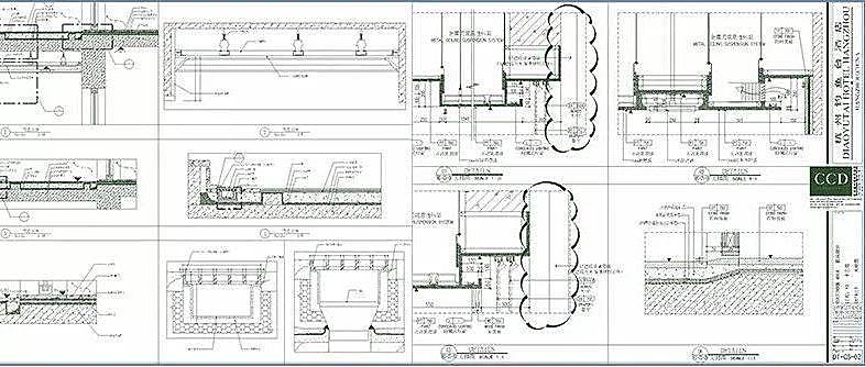 卫生间浴室丨全套收口工艺节点-CAD图库丨DWG+WORD丨21.4M