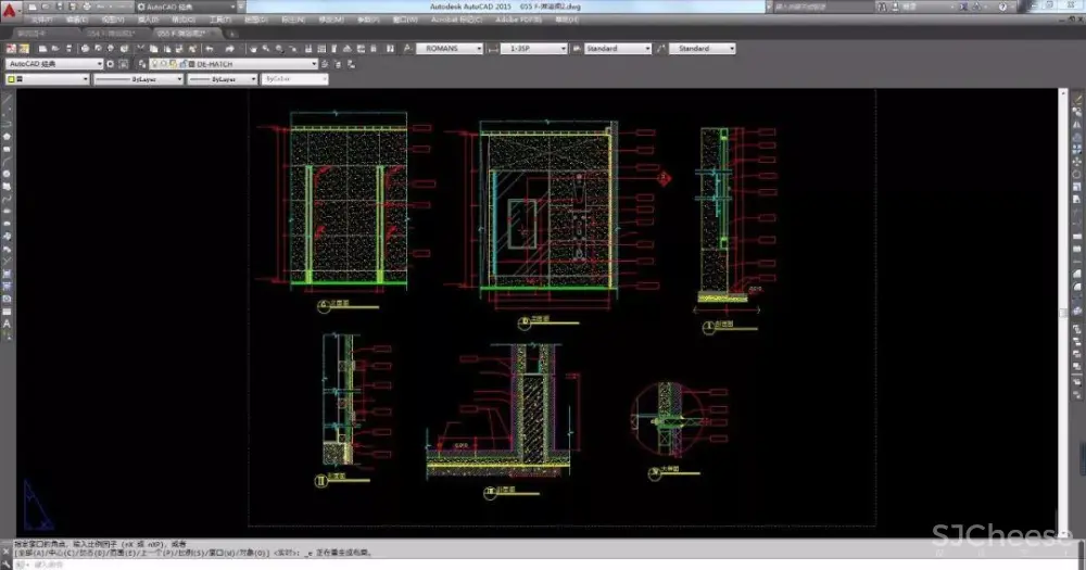卫生间浴室丨全套收口工艺节点-CAD图库丨DWG+WORD丨21.4M