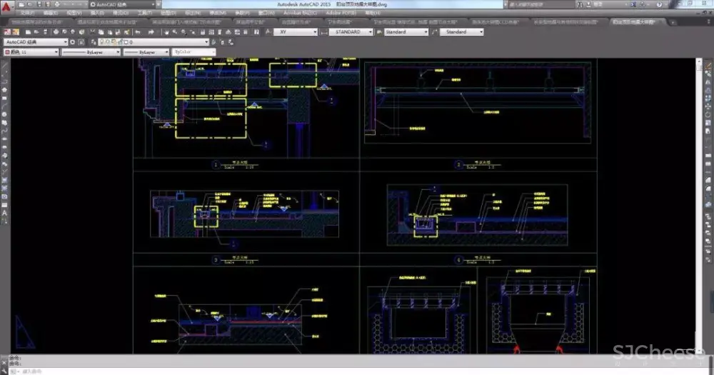 卫生间浴室丨全套收口工艺节点-CAD图库丨DWG+WORD丨21.4M
