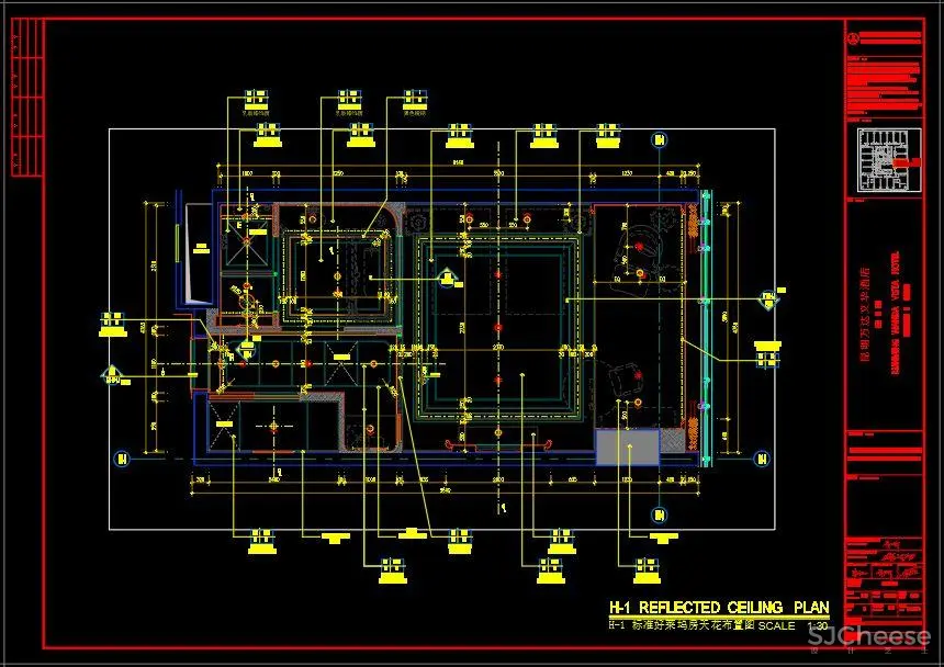 CCD设计 – 万达酒店室内设计丨CAD施工图纸+设计方案+效果图丨868M