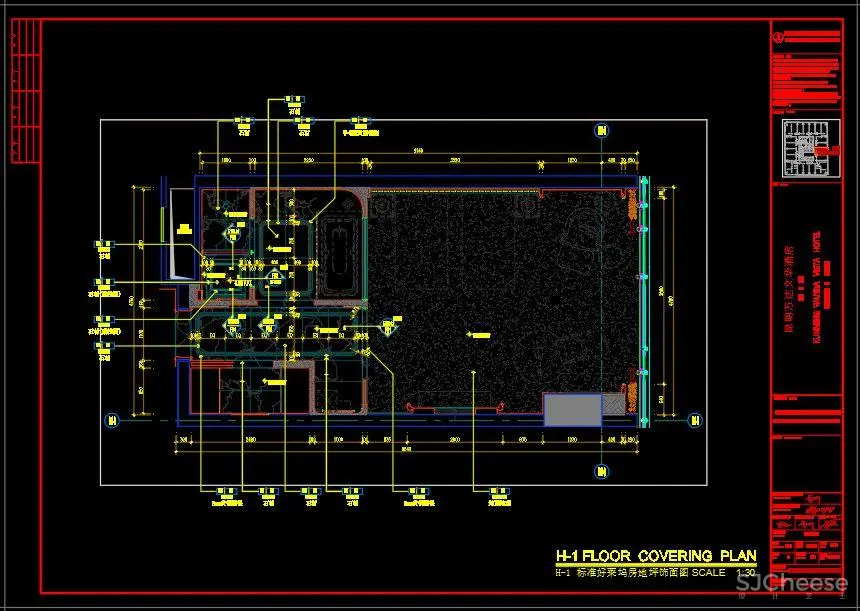 CCD设计 – 万达酒店室内设计丨CAD施工图纸+设计方案+效果图丨868M