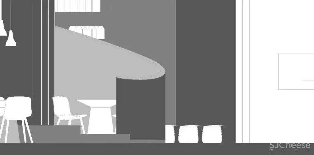 巢羽设计-扬州BINGO亲子餐厅丨CAD施工图+实景·效果图+SU模型丨1.1G