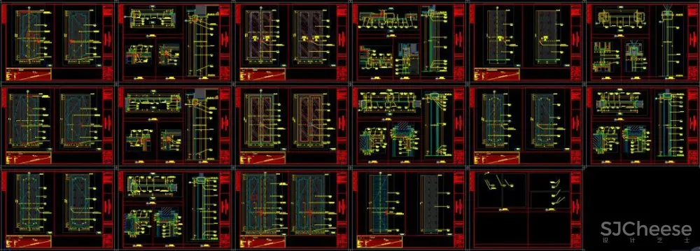 CCD设计 – 万达酒店室内设计丨CAD施工图纸+设计方案+效果图丨868M