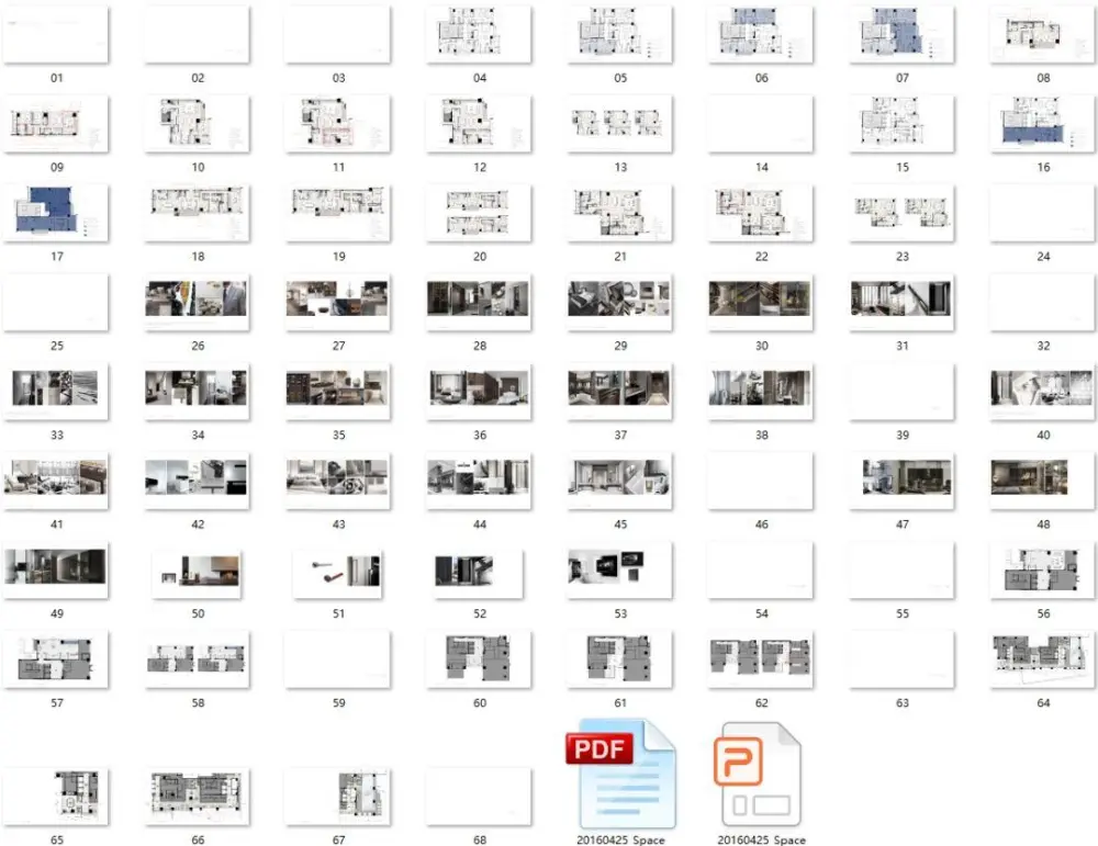 【新加坡SCDA】华润城项目丨设计方案(PPT可编辑)+效果图+CAD平面图丨338M