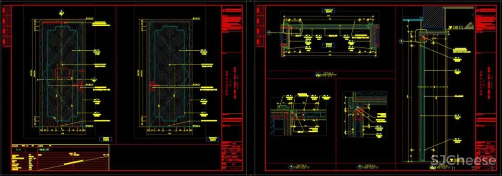 CCD设计 – 万达酒店室内设计丨CAD施工图纸+设计方案+效果图丨868M
