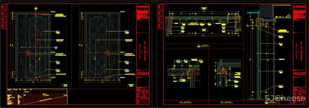 CCD设计 – 万达酒店室内设计丨CAD施工图纸+设计方案+效果图丨868M