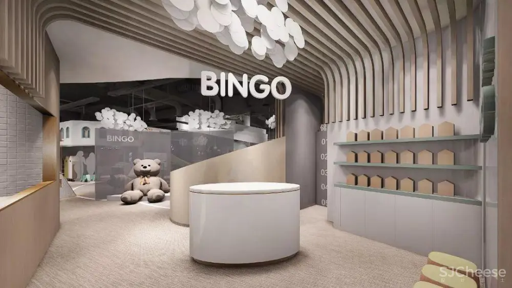 巢羽设计-扬州BINGO亲子餐厅丨CAD施工图+实景·效果图+SU模型丨1.1G