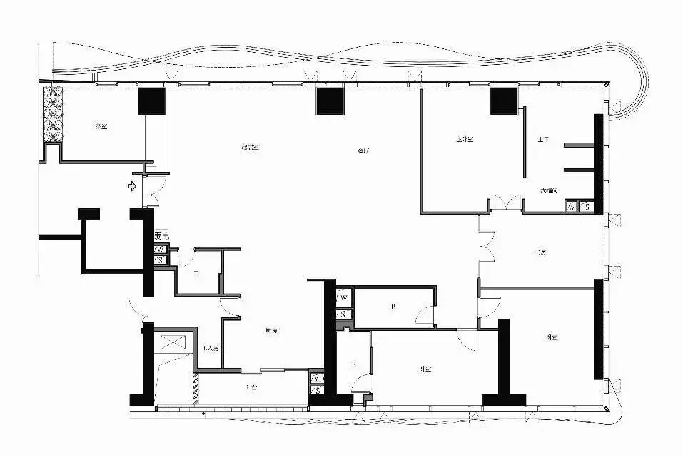 梁志天-福建豪宅样板房丨CAD施工图+效果图+设计方案PPT可编辑丨445M