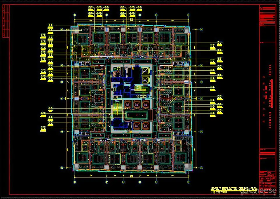 CCD设计 – 万达酒店室内设计丨CAD施工图纸+设计方案+效果图丨868M