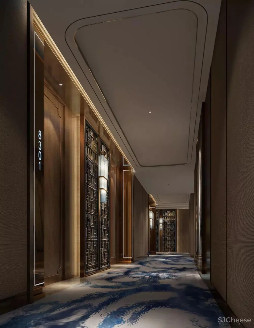 CCD设计 – 万达酒店室内设计丨CAD施工图纸+设计方案+效果图丨868M