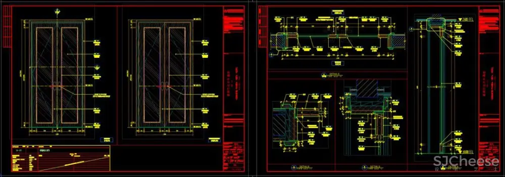CCD设计 – 万达酒店室内设计丨CAD施工图纸+设计方案+效果图丨868M