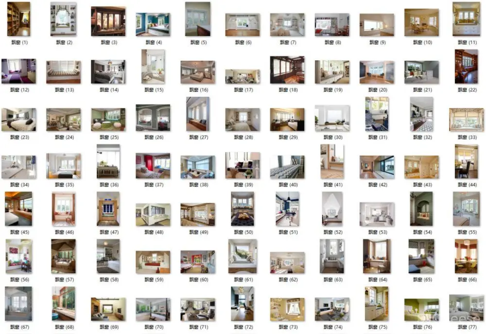 飘窗空间 – 家装作品集丨300张实景图丨31.5M