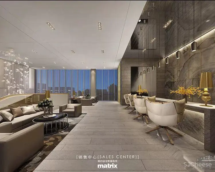 矩阵纵横 – 广州天合销售中心丨设计方案+施工图+效果图+摄影丨95M