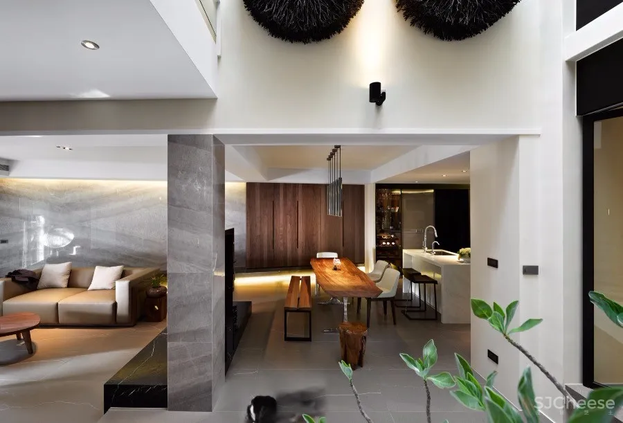 现代极简独栋住宅 | 两册空间设计