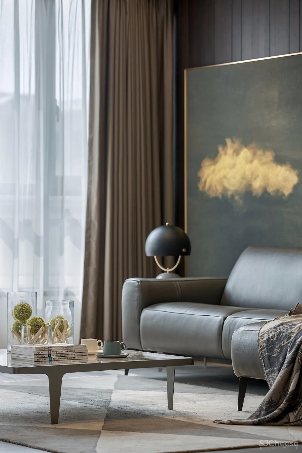 向往空间·郑州268m²绿城怡商玉园 | 潘擎设计 首