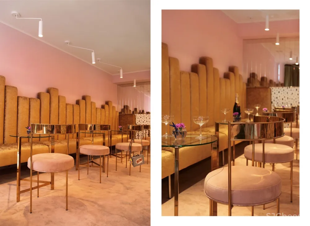 80㎡基辅NAÏVE起泡酒酒吧 | AKZ Architectura