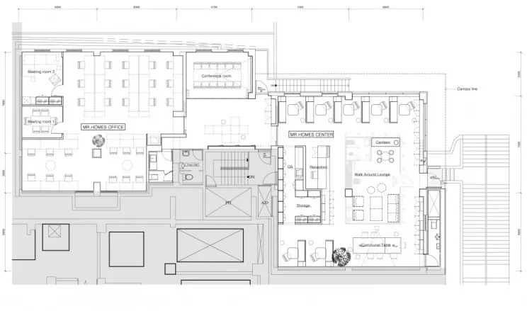 韩国房地产中介公司办公中心 | Design Studio INTU:NE