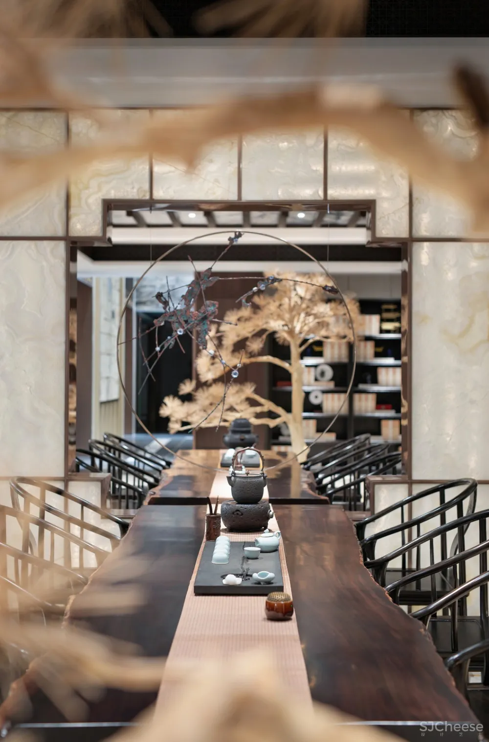 建发·首院售楼会所：山水成画，抒写风雅文韵 | 创时空设计