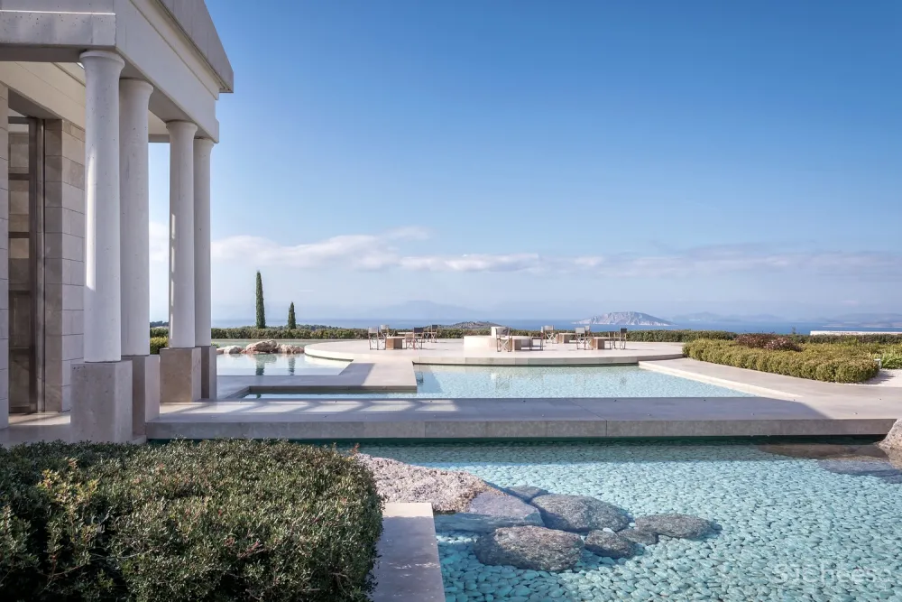 首发 | Edward Tuttle设计 Amanzoe宫殿式豪华酒店与别墅