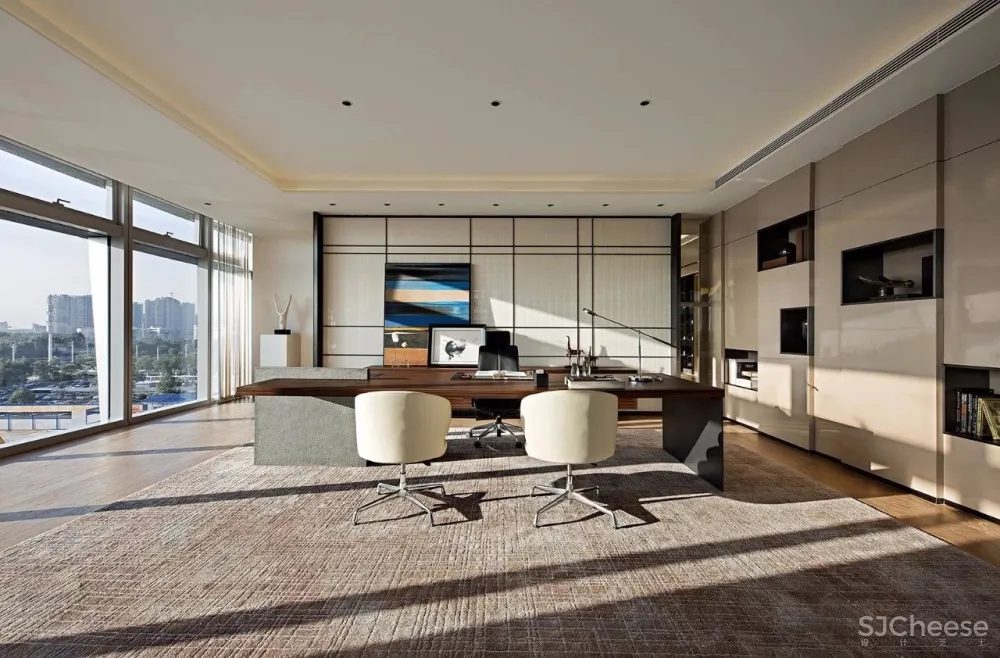 【CCD香港郑中&序向设计联袂】1600㎡深圳前海易尚创意科技大厦办公空间设计落地方案 首