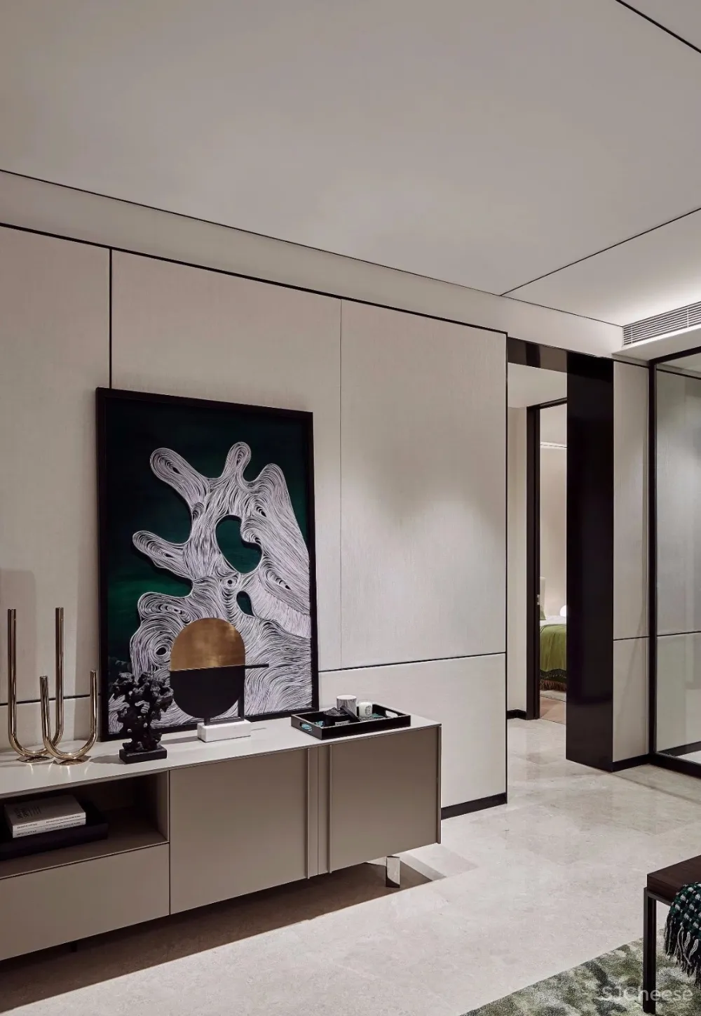 新作 | 深圳万科瑧山府，180m² 香蜜湖畔极简大宅 首