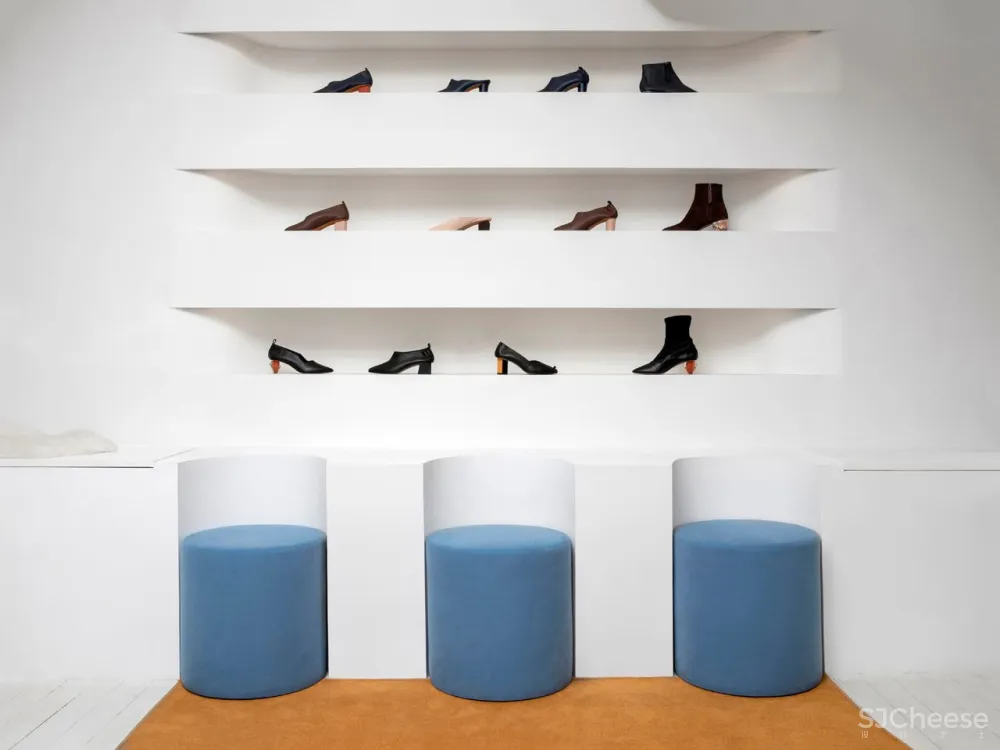 首发 | Bower设计纽约极简女鞋品牌空间Gray Matters 首