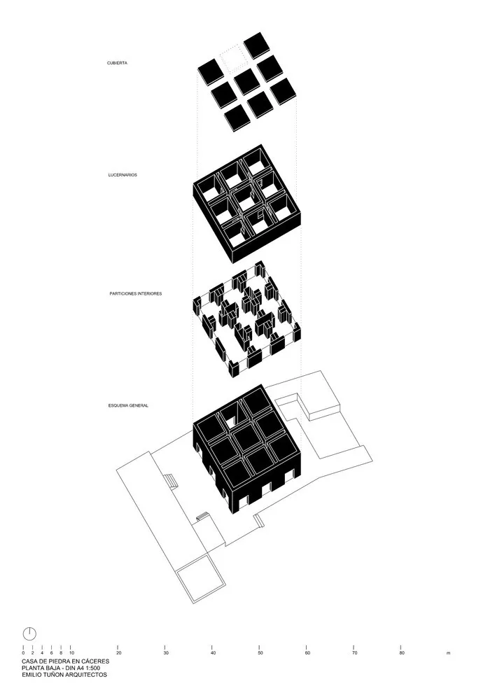 卡塞雷斯石屋 / Tuñón Arquitectos