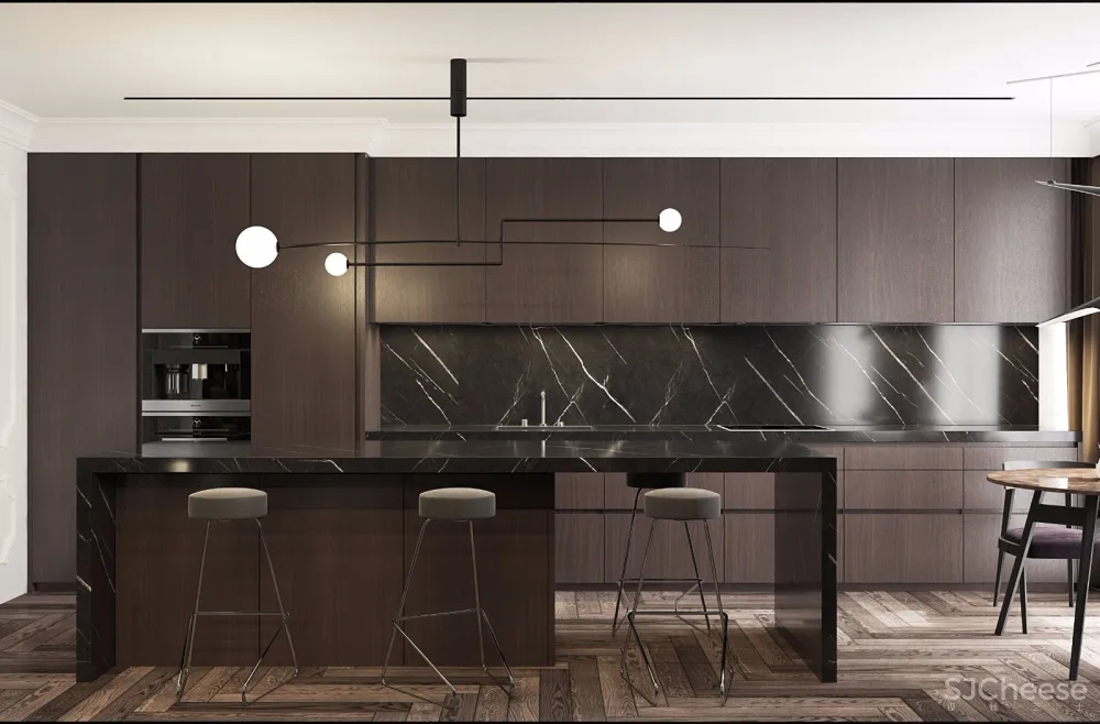 灰棕+绿 怀旧轻时尚住宅 | U-Style