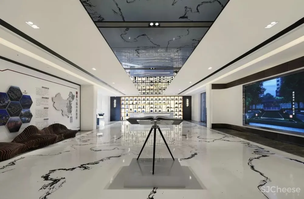 济南“首善之区”，最具人文艺术的售楼处设计 | 标谱室内设计