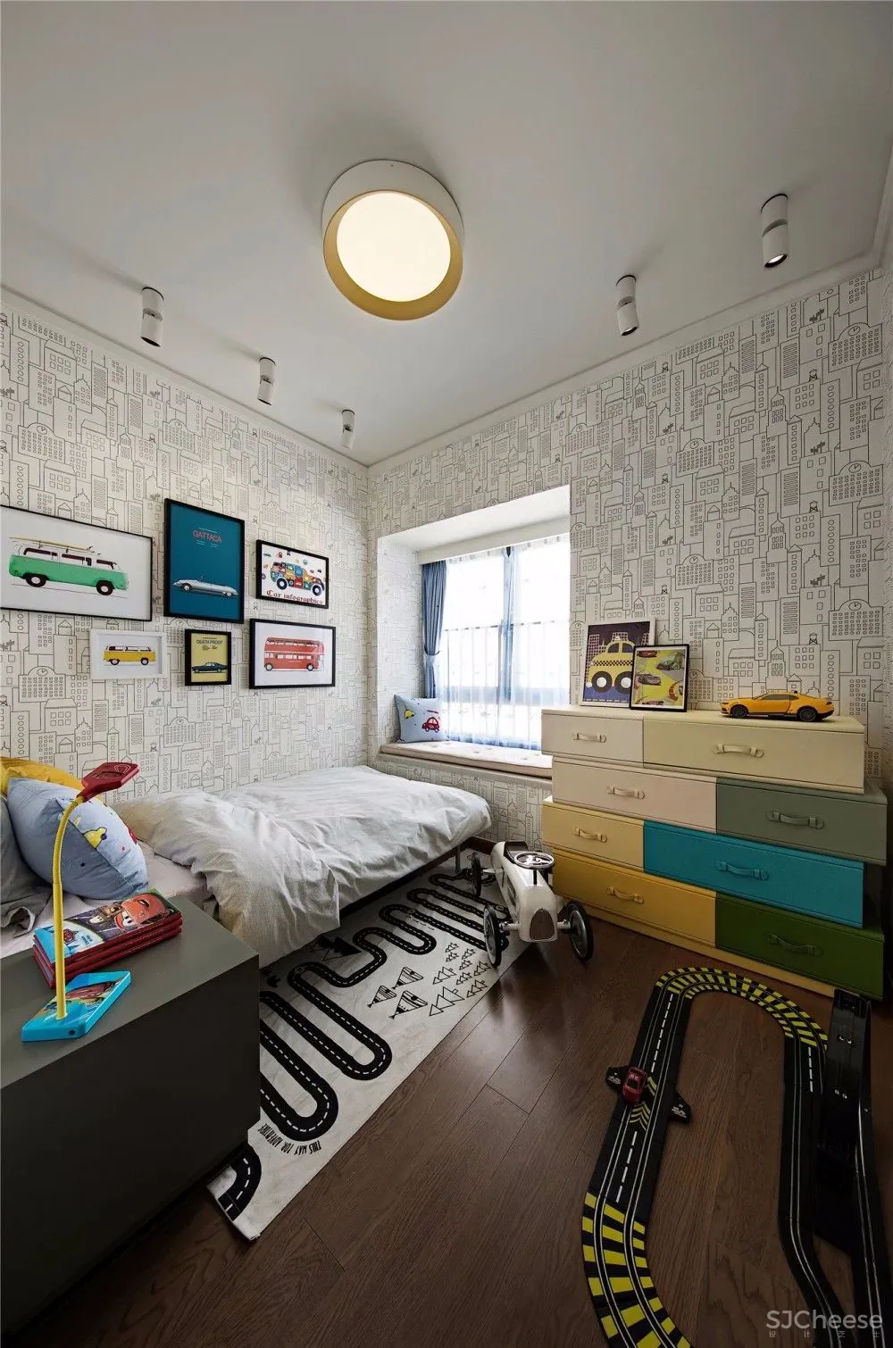 【GND设计】有个性有温度的紧凑刚需户型样板房设计方案