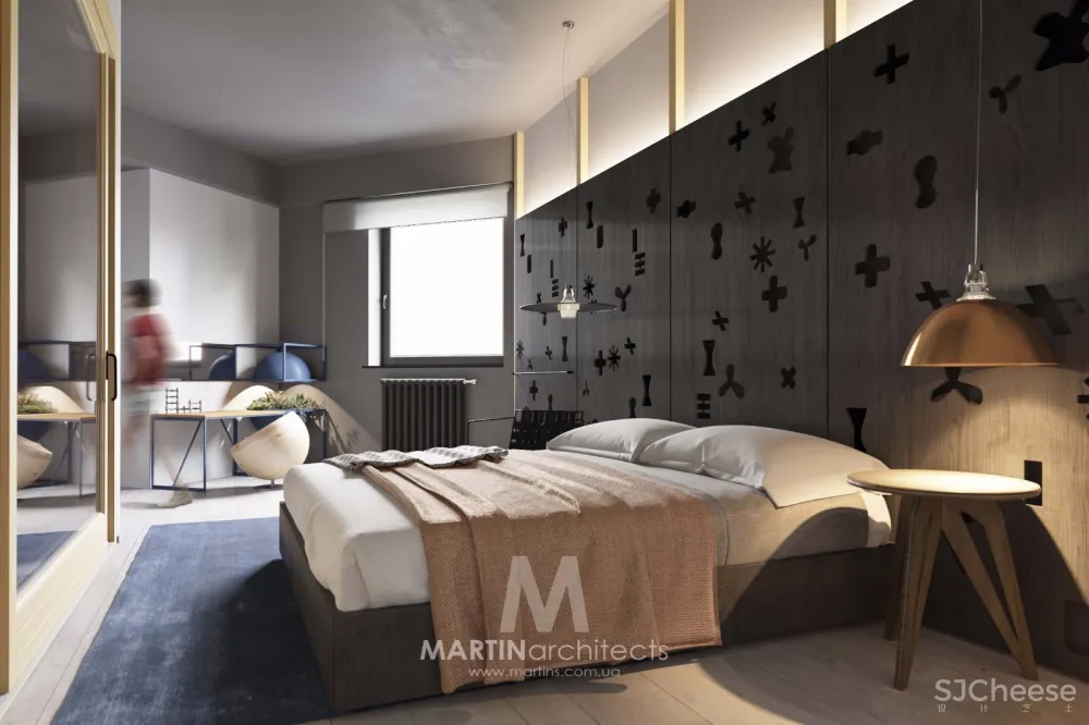 橘红+灰，活力清新公寓 | Martin architects