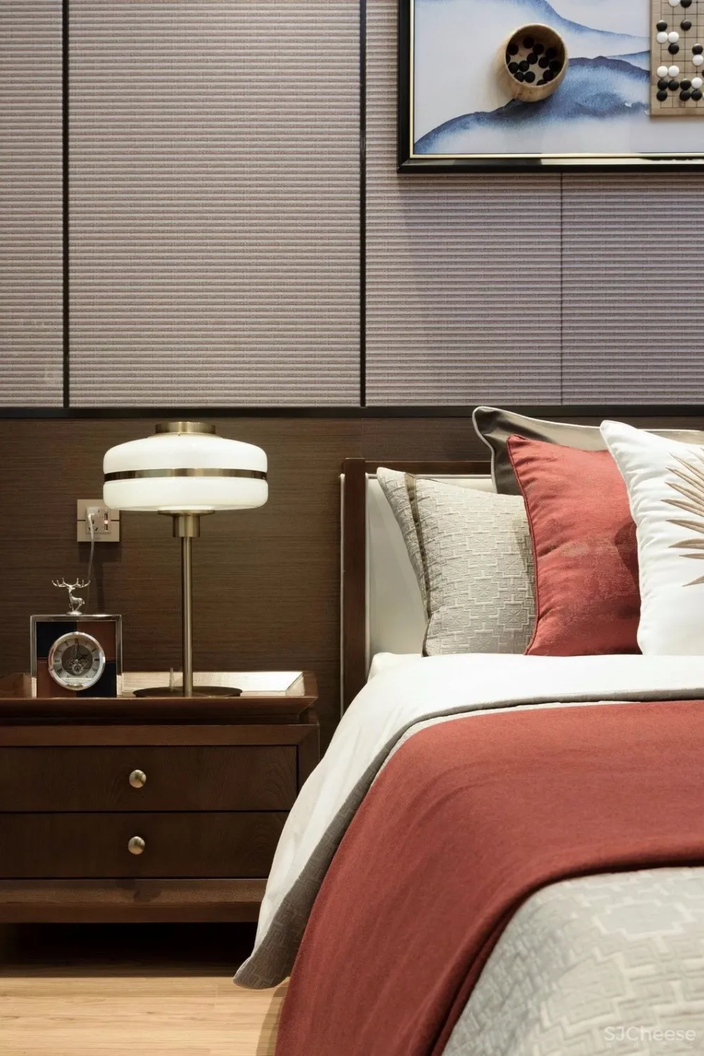 250㎡新中式东方韵味复式别墅样板房设计方案丨美到极致