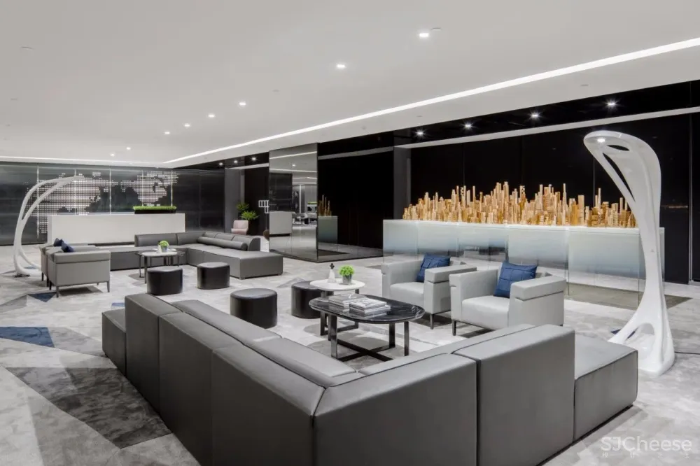 新作| 超高颜值办公设计,全感官空间艺术营造 首