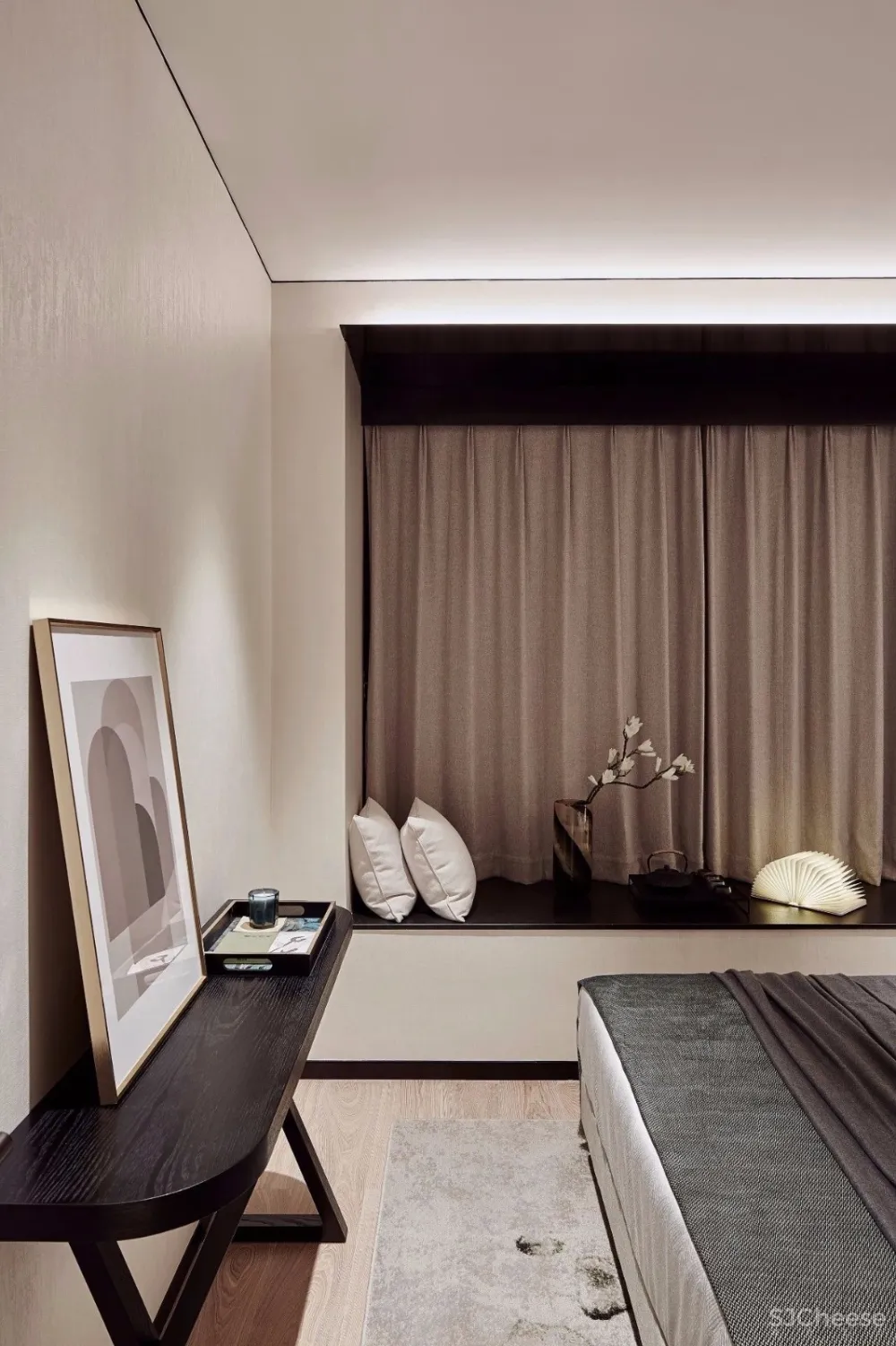 新作 | 深圳万科瑧山府，180m² 香蜜湖畔极简大宅 首