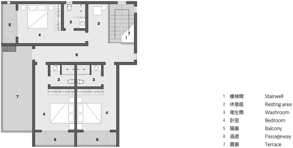 栖于山麓——山麓上的白色住宅,江西 / 铭鼎空间艺术工作室