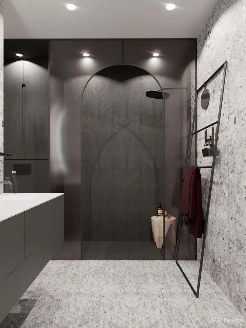 “玛沙拉红”时尚现代公寓 | Ruslan Kovalchuk 首