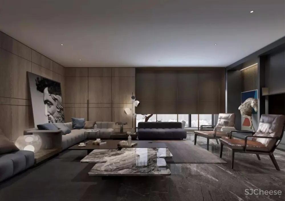 北京300m²顶级轻奢大平层 | 北京恒田建筑设计