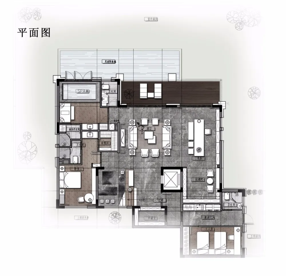 朗联设计最新力作 | 以境、尚、静、逸的主题别墅